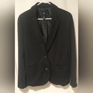 Gap Woman's Academy Blazer True Black Size 12